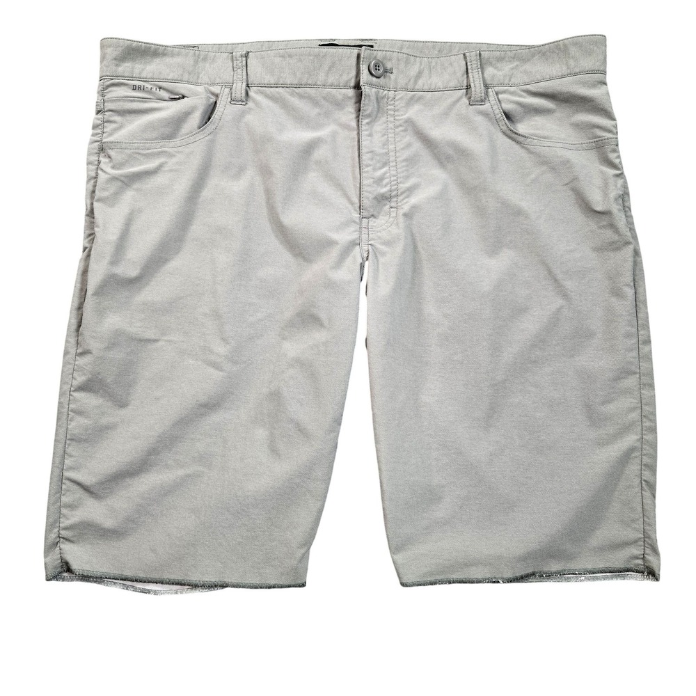 Nike SB Dri-Fit Shorts Mens 40 Gray Chino 5 Pocket Stretch Skate Casual Summer